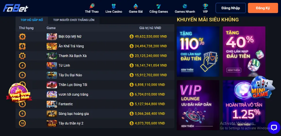 Các môn thể thao khác i9bet100 win